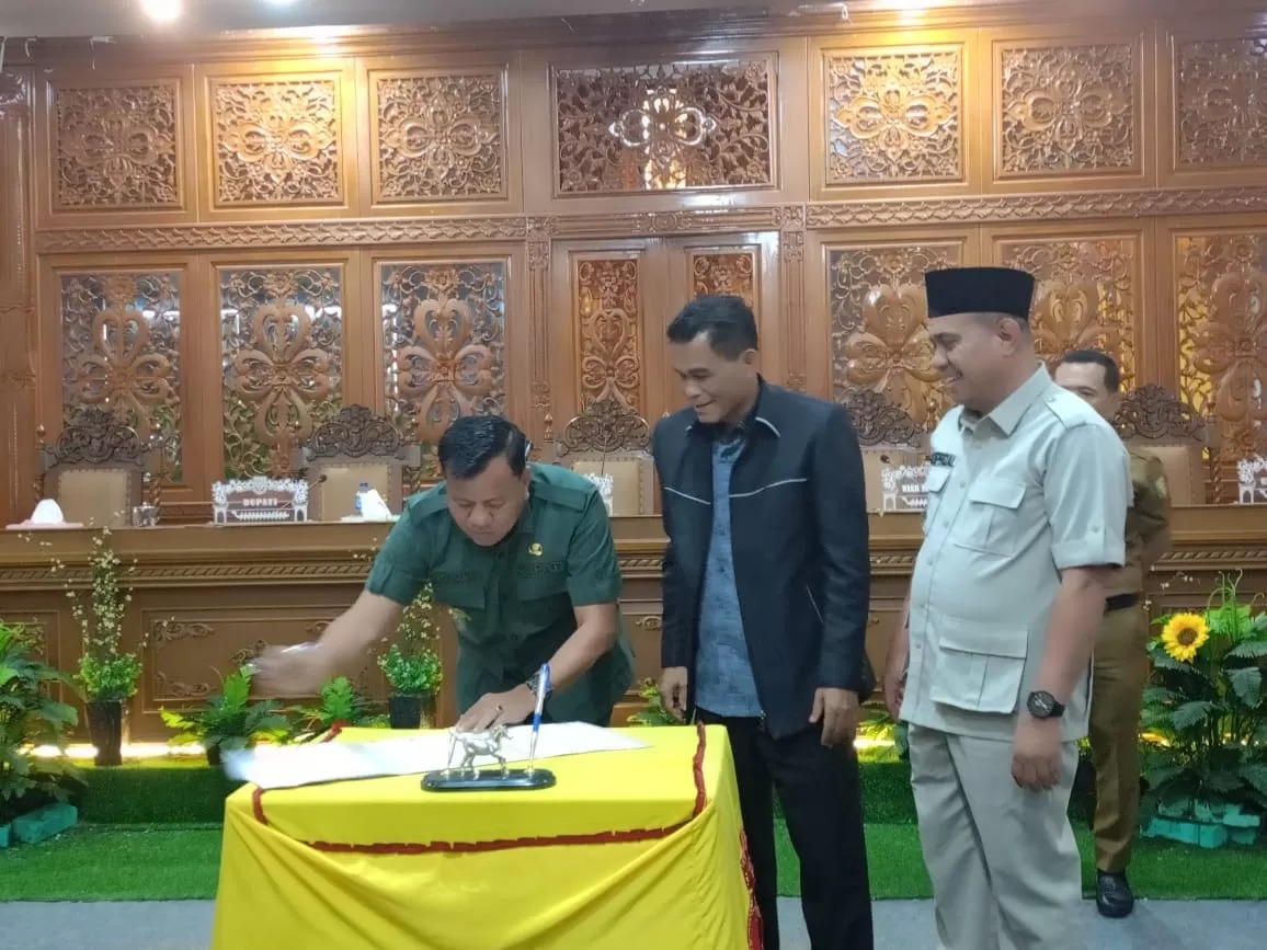 DPRD Sahkan Dua Ranperda Pemerintah Kabupaten Kuantan Singingi